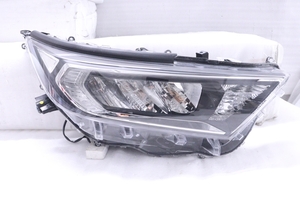 37-2243★LED MXAA52 RAV4★右ヘッドライト STANLEY 42-90 打刻:E ユニット 黒無塗装 純正★トヨタ (DM)