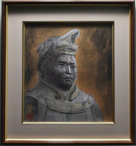 Art hand Auction [Galería Masamitsu, 5000 artículos en exhibición] ¡Gran ganga! Masanori Shinoda Shikishi Gobu Jozo, cuadro, pintura japonesa, persona, Bodhisattva