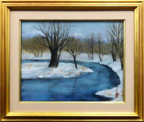 Yoshika Shimizu Nr. 6 Winter [Masamitsu-Galerie / 5000 ausgestellte Objekte / Sie können Ihr Lieblingswerk finden], Malerei, Japanische Malerei, Landschaft, Fugetsu