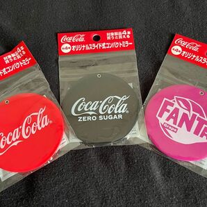 Coca-Cola Fanta スライドミラー×3セット