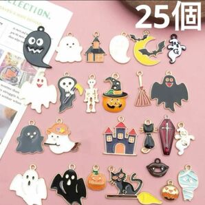 ハンドメイドパーツ　ハロウィン　かぼちゃ　おばけ　チャーム　アソート　ピアス　アクセサリー　シェイカー　キーホルダー　ストラップ　