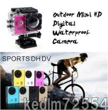『超得』HD1080Pアクションカメラ 140°広角レンズ 2インチ 防水 スポーツ バイク 自転車 防水ケース付_画像4