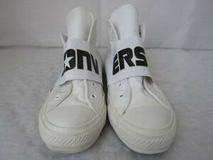 CONVERSE ALLSTAR 100 BIGGORE SLIP HI　コンバース オールスター100 ビッグゴア スリップハイ（1CL038）白/黒ロゴ　23.5㎝ US4.5　ok2308D