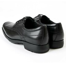 箱付き新品★アシックス/texcy luxe/テクシーリュクス【24.5 EEE/黒】本革Uチップ/スニーカーの履き心地♪dress shoes/leather◆TU7769_画像3