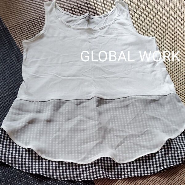 GLOBAL WORK グローバルワーク タンクトップ ノースリーブ