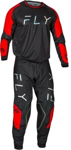 S/30インチ MXウエア上下セット FLY 24 EVOLUTION DST ブラック/レッド ジャージ＆パンツ モトクロス 正規輸入品 WESTWOODMX