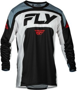 Mサイズ MXジャージ FLY 24 LITE ブラック/ホワイト/デニムグレイ　バイク モトクロス　正規輸入品　WESTWOODMX