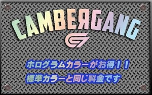 CAMBERGANG　横幅30cm～100cm　カッティングステッカー