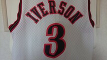 used NBA 76ers SIXERS セブンティ・シクサーズ #3 IVERSON アイバーソン スウィングマン NIKE_画像4