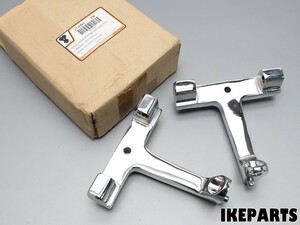 未使用 ハーレー FLT V-TWIN製 タンデムステップ　マウント Rear Passenger Footboard Mounts 「27-0561　OEM 52719-93B」 A478J1111