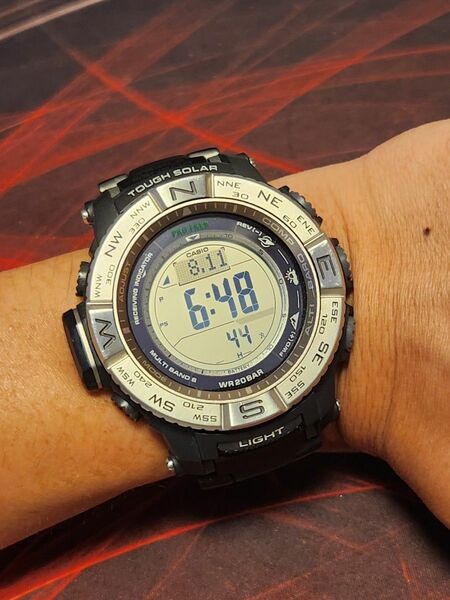 カシオ Protrek prw-3500 1jf ステンレスバンド