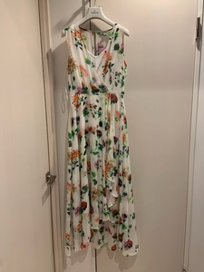 * Calvin Klein * floral print flower print no sleeve One-piece * size 6 Japan size 9 from 11 number * Hawaii buy as good as new 