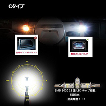 LEDバックランプ T10 T15 T16 ポジションランプ 爆光 キャンセラー内蔵 DC12V 無極性 Canbus 3タイプ選択可 6000K 2本_画像8