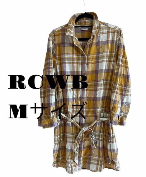 RODEO CROWNS WIDE BOWL トップス　ワンピース　チェック柄　Mサイズ