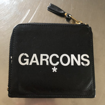 コムデギャルソン Comme des Garcons ロゴ L字型財布 コインケース _画像2