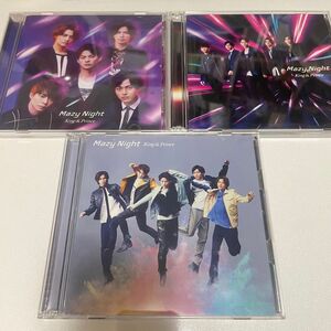 King & Prince キンプリ　Mazy Night 初回限定盤A 初回限定盤B 通常盤