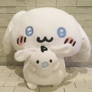 美品　ナガノ×サンリオキャラクターズ　シナモロール みるくと一緒BIGぬいぐるみ　最安送料350円〜　