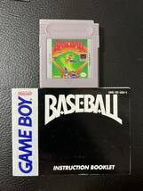 baseball ベースボール ゲームボーイ 海外版_画像1