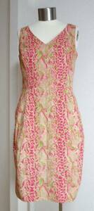  beautiful goods DKNY Donna Karan Sune -k pattern One-piece 4