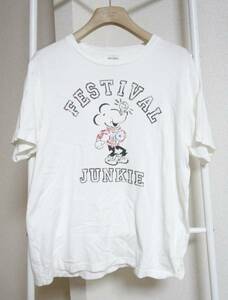 Braitoneブライトン×Disney ディズニーコラボミッキーマウス Tシャツ L 白 日本製