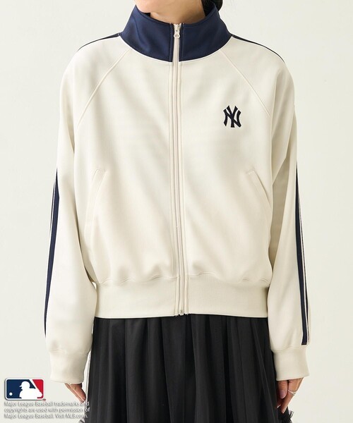 MLB NYヤンキース トラックジャケット ネイビー ラインジャージ MLB NYヤンキース トラックジャケット ネイビー ラインジャージ