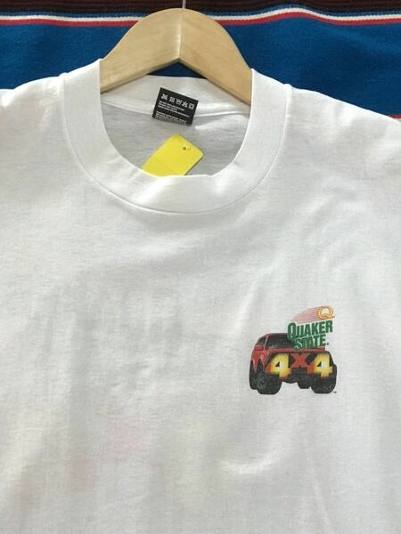 Quaker State 4x4 Tシャツ オイル　アメリカ　テキサス州　シェル　アメリカ　ビンテージ　世田谷ベース　企業　古着　アメカジ