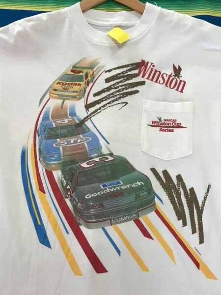 Nascar Winston Cup Series ポケット　Tシャツ ナスカー　レーシング　レース　レーシング　ビンテージ　世田谷ベース　古着　アメカジ