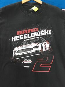 Brad Keselowski Tシャツ ナスカー　レーシング　マスタング　USA フォード　アメリカ　ビンテージ　世田谷ベース　古着　アメカジ