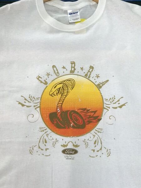 Ford Cobra Tシャツ フォード コブラ シェルビー アメリカ USA ビンテージ マッスルカー 世田谷ベース 企業 カンパニー 古着