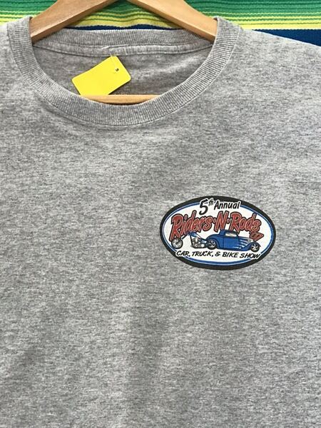 Riders N Rods'07 Tシャツ　ライダーズ　ロッド　カーショー　USA アメリカ　ビンテージ　世田谷ベース　企業　カンパニー　古着　アメカジ