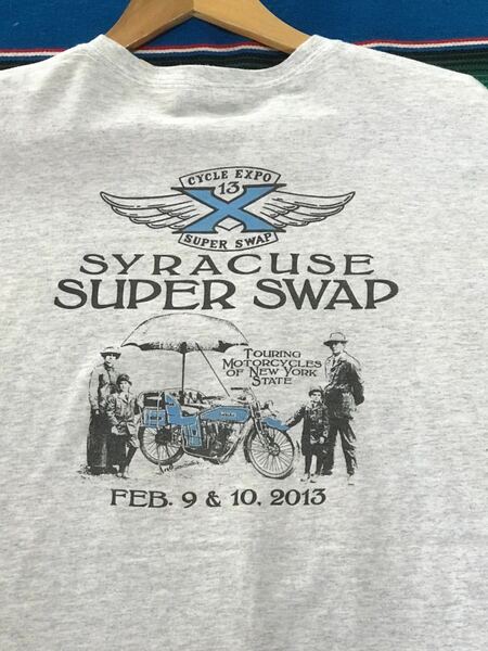 Syracuse Super Swap Tシャツ ベーカーズフィールド　アメリカ　ビンテージ　スワップミート　フリーマーケット　世田谷ベース　古着