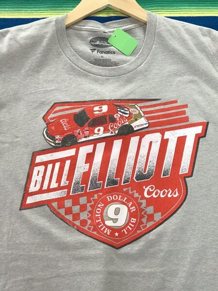Bill Elliott Tシャツ ビルエリオット ナスカー ドライバー USA ビンテージ レース レーシング 世田谷ベース 企業 古着 アメカジ