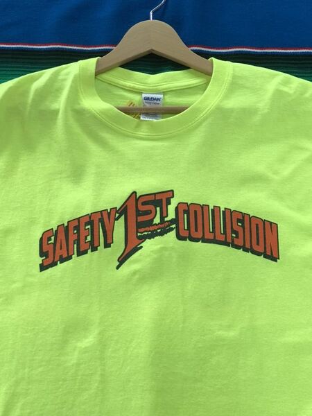 Safety 1st Collision Tシャツ ジョージア　コロンバス　リペアショップ　オートケア　ボディショップ　世田谷ベース　古着　アメカジ