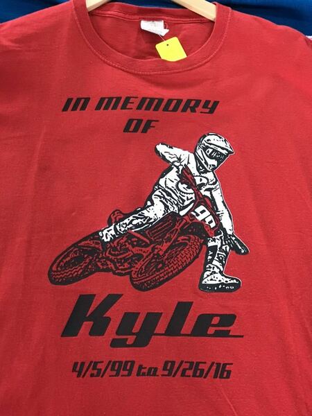 In Memory of Kyle Tシャツ モトクロス　ダート　レース　USA アメリカ　ビンテージ　世田谷ベース　企業　カンパニー　古着　アメカジ