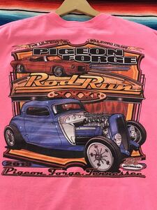 Pigeon Forge Rod Run Tシャツ ホットロッド　クルーズ　USA アメリカ　ビンテージ　世田谷ベース　マッスルカー　古着　アメカジ