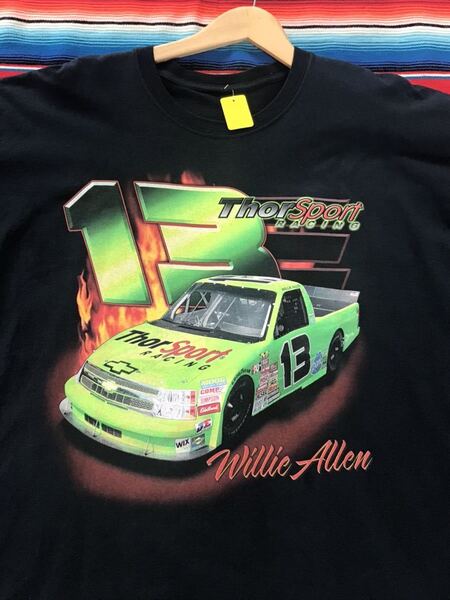 Willie Allen Tシャツ ナスカー トラックシリーズ レーシング レース アメリカ ビンテージ 世田谷ベース 企業 カンパニー 古着