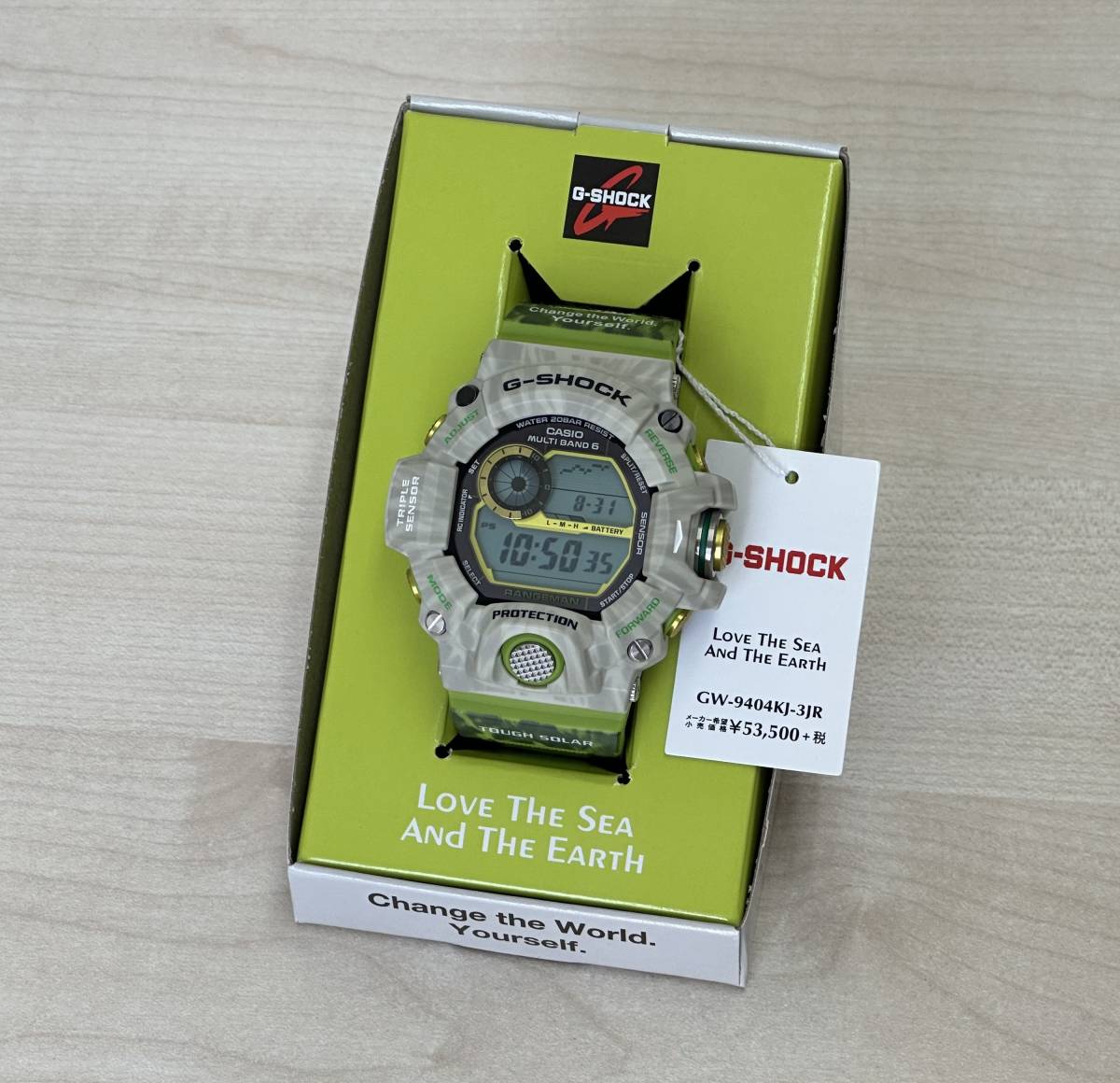 新品同様 G-SHOCK レンジマン GW-9404KJ-3JR アースウォッチ-