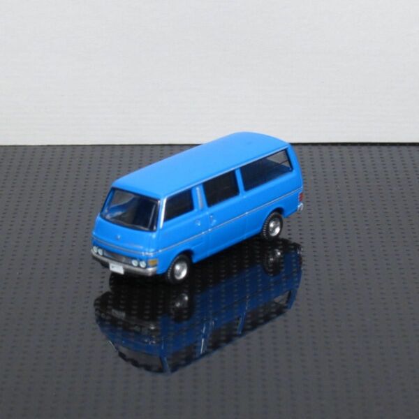 カーコレクション 第7弾 日産 キャラバン 長尺バン 青 トミーテック カーコレ 1/150【全長約3cm程度】