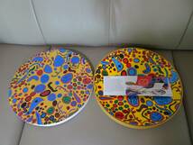 ■新品・未使用■ 草間弥生 kusama yayoi love was infinitely shining セラミック プレート お皿 皿 bone china plate_画像5