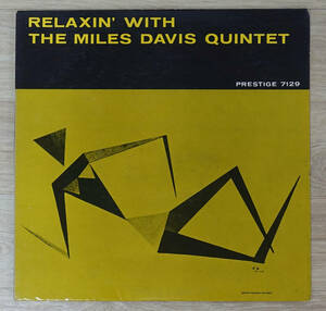 新同! US Prestige PRLP 7129 オリジナル Relaxin’ with the Miles Davis Quintet NYC/DG/RVG