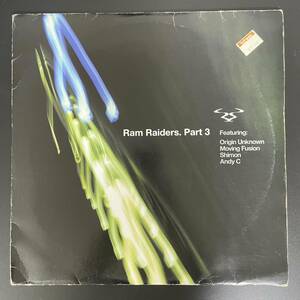 Ram Raiders 3 / Shimon - Hush Hush, Andy C, RAM Records RAMM 32, ドラムンベース,ドラムン,Drum&Bass,Drum'n'Bass,Jungle,レコード