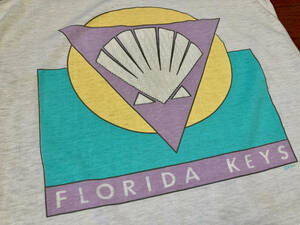 送料無料 80s 90s Unknown ヴィンテージ FLORIDA KEYS フロリダキーズ スーベニア タンクトップ コピーライト