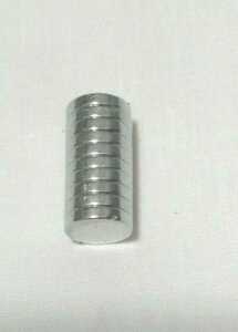 10個　ネオジム磁石 10mm x 10mm x 2mm 丸型　　ネオジウム 磁石