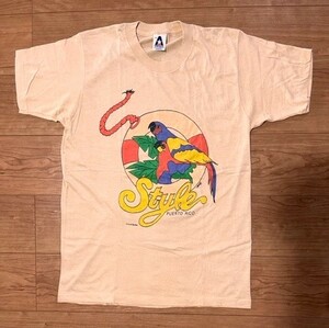 '80s'90s【VINTAGE / ビンテージ】【MADE IN USA】 AMERICA PROJECT Tシャツ、実質Mサイズ程度