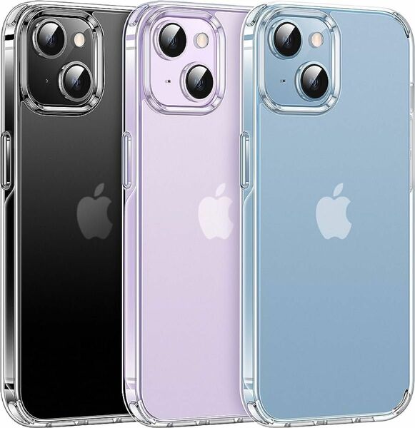 【本体の手触り・指紋つかず】CASEKOO iPhone 14 Plus 用 ケース クリア マット感 