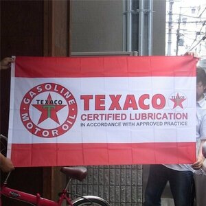 TEXACO Flagフラッグ タペストリー　 アメリカン雑貨、アメリカ雑貨