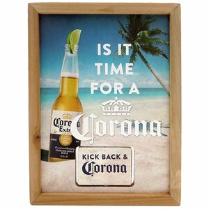  Corona beer desk top autograph (CORONA BEACH)