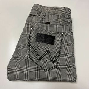 Wrangler ラングラー W05252 ストレッチパンツ チェック シンチバック W32