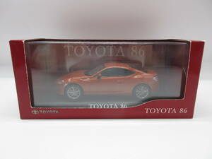 1/30 トヨタ 86 TOYOTA86　カラーサンプル 非売品 ミニカー　オレンジメタリック