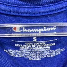 1スタ Champion 青 カレッジ Tシャツ ゲイターズ テニス GATORS 半袖 90s 00s VWM ビンテージ 古着 ベール 仕入れ_画像4